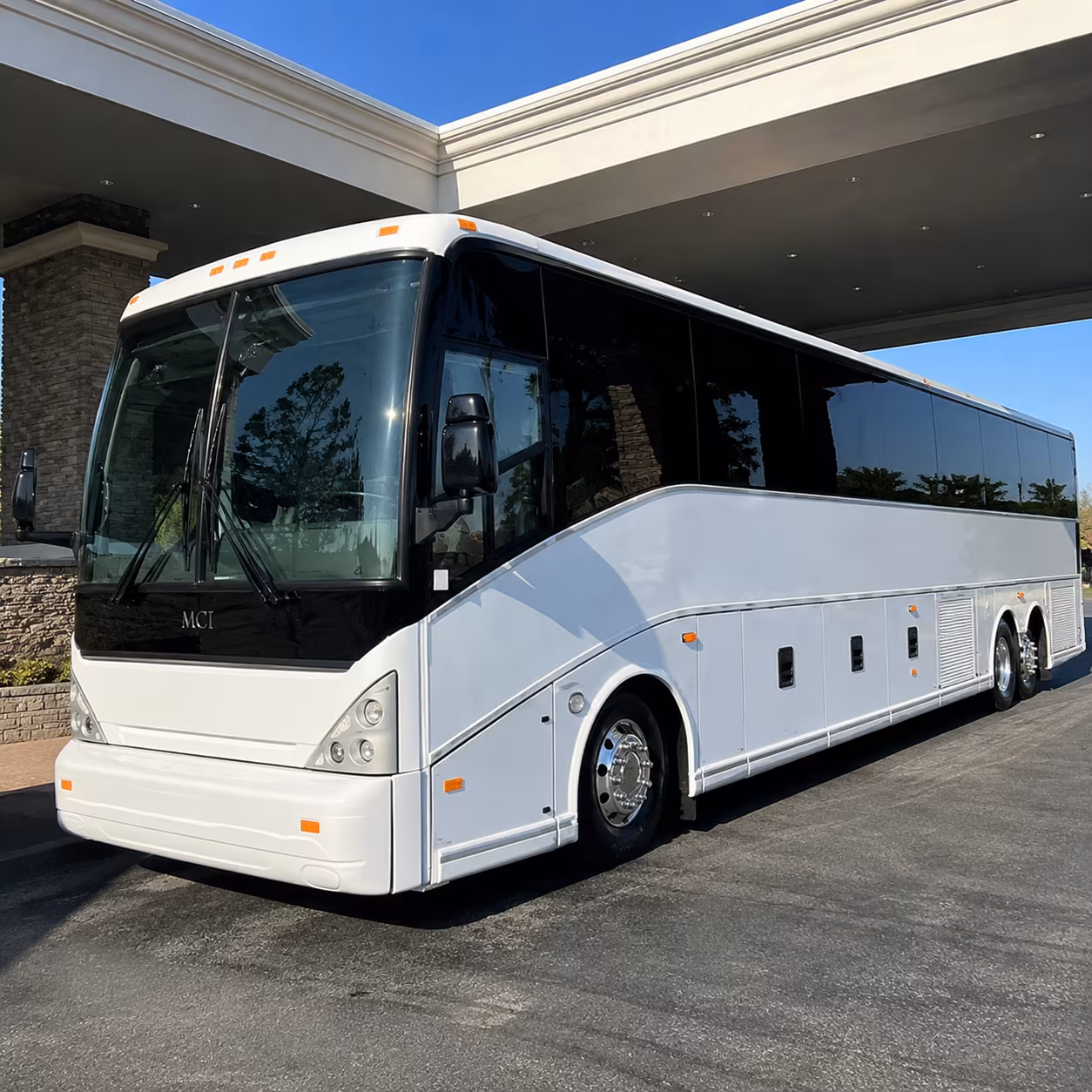 Elizabeth Airport Shuttle & Transportation party bus exterior