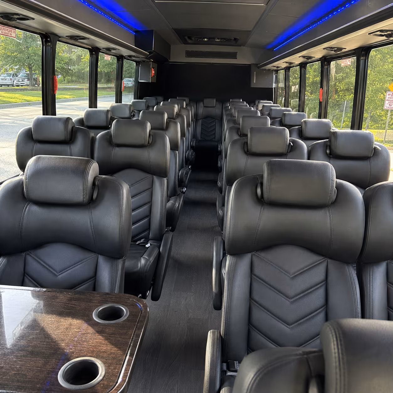 Elizabeth Airport Shuttle & Transportation party bus exterior