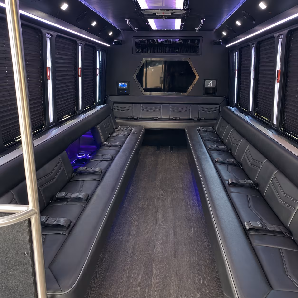 Elizabeth Bachelor & Bachelorette Transportation party bus exterior