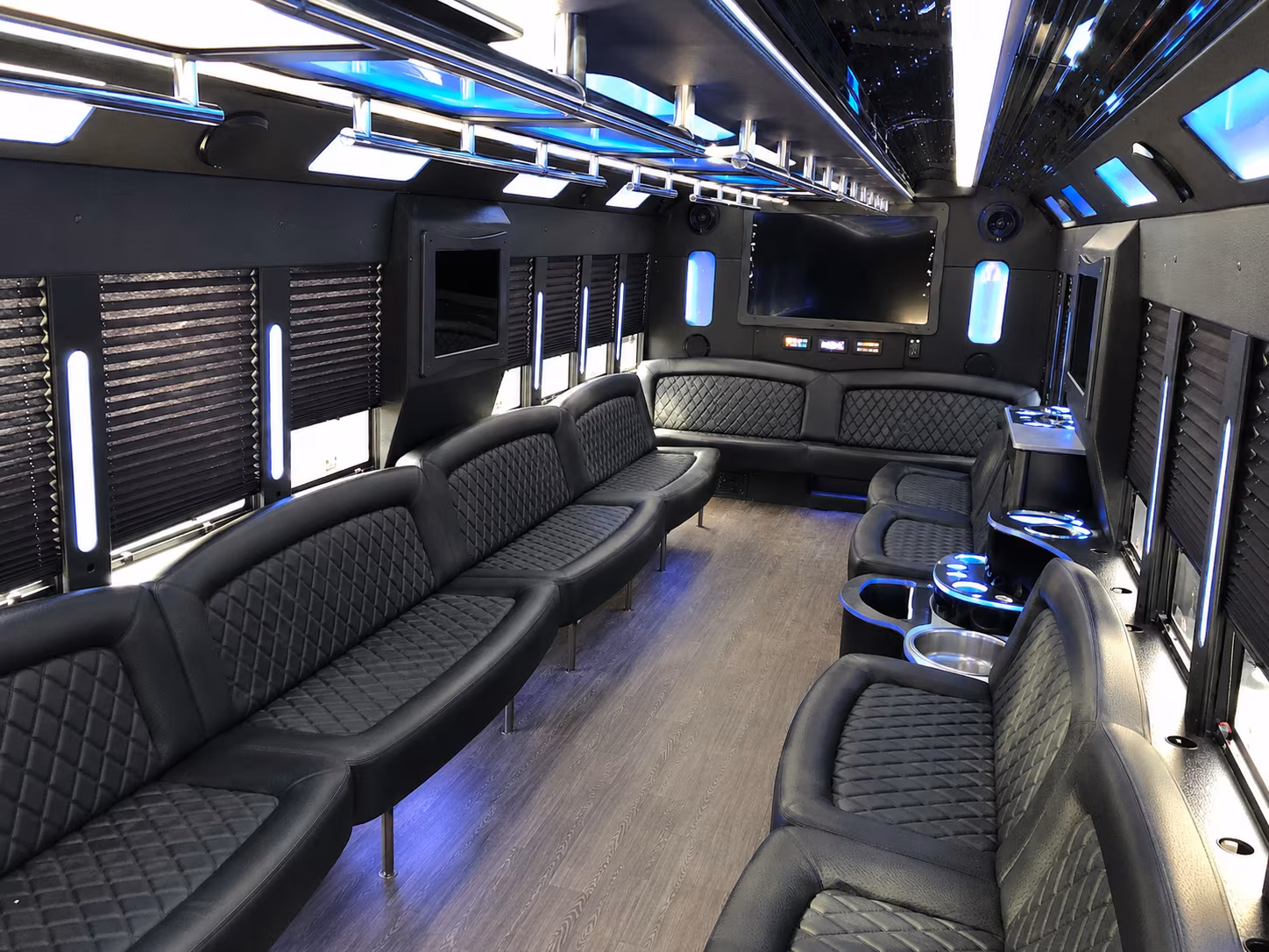 Elizabeth Concert & Music Festival Transportation party bus exterior