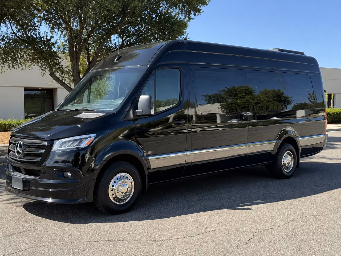 Elizabeth Corporate Transportation party bus exterior