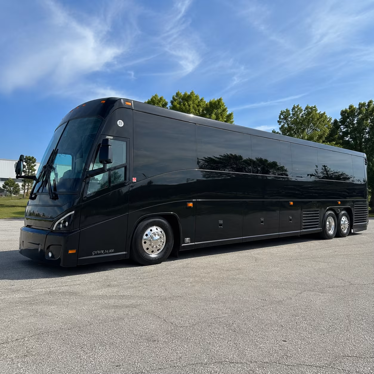 Elizabeth Corporate Transportation party bus exterior
