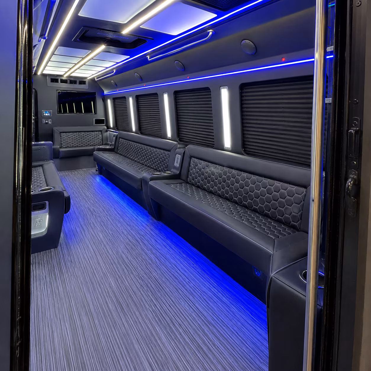 Elizabeth Prom & Homecoming Transportation party bus exterior