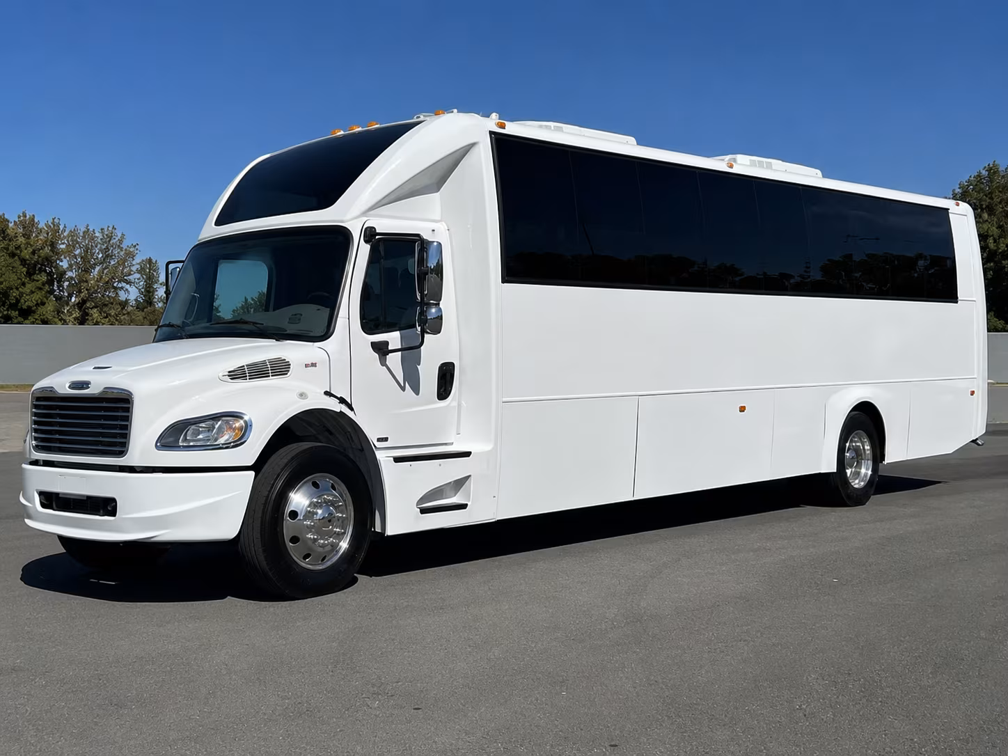 Elizabeth Sporting Event Transportation party bus exterior