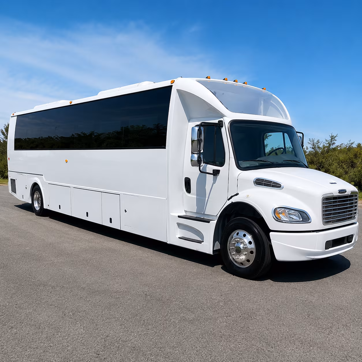 Elizabeth Wedding Transportation party bus interior